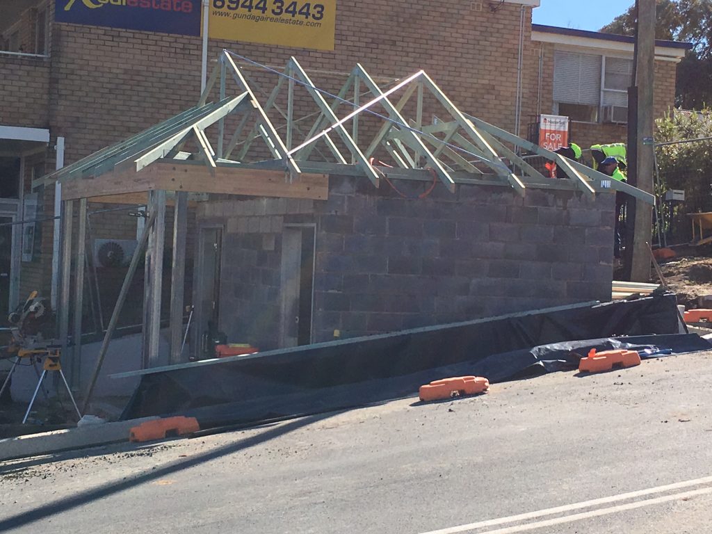 Progress on Main Street Amenities Block Cootamundra Gundagai Regional
